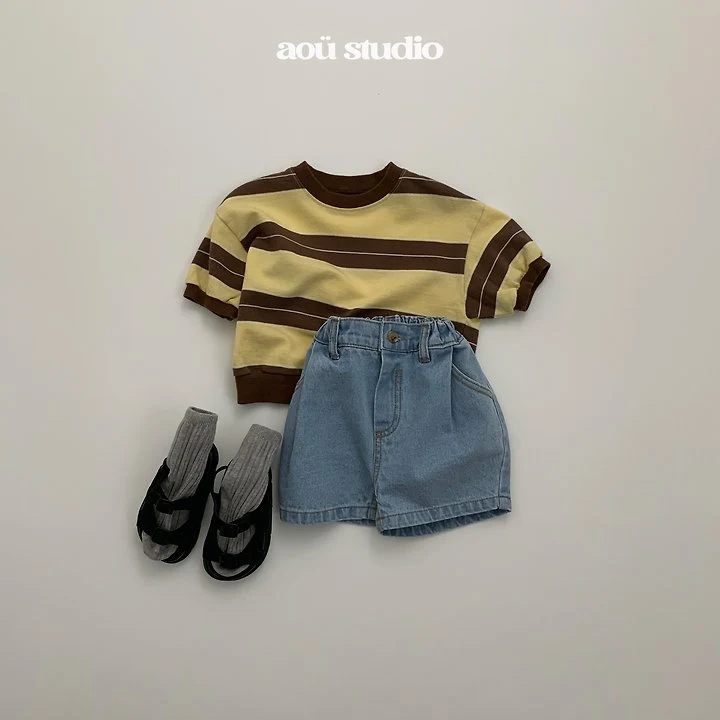 Aou Studio - Korean Baby Fashion - #onlinebabyboutique - Wish Denim Pants - 8
