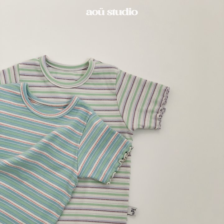Aou Studio - Korean Baby Fashion - #onlinebabyshop - Soda Frill Tee - 12