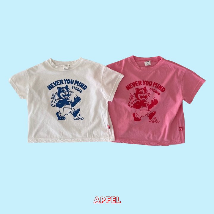 Apfel - Korean Children Fashion - #childofig - Smile Cat Tee