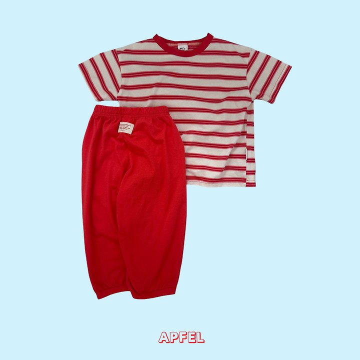 Apfel - Korean Children Fashion - #fashionkids - Pop Striped Tee - 3
