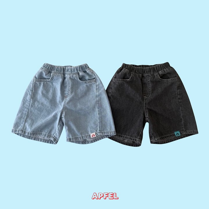 Apfel - Korean Children Fashion - #fashionkids - Soft Denim Shorts