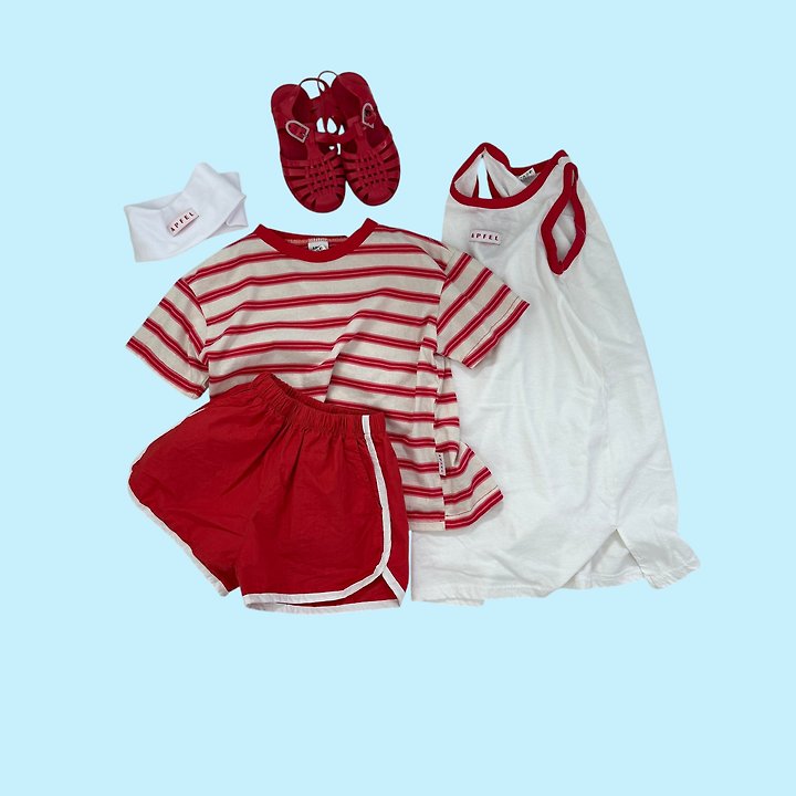 Apfel - Korean Children Fashion - #fashionkids - Pop Striped Tee - 4