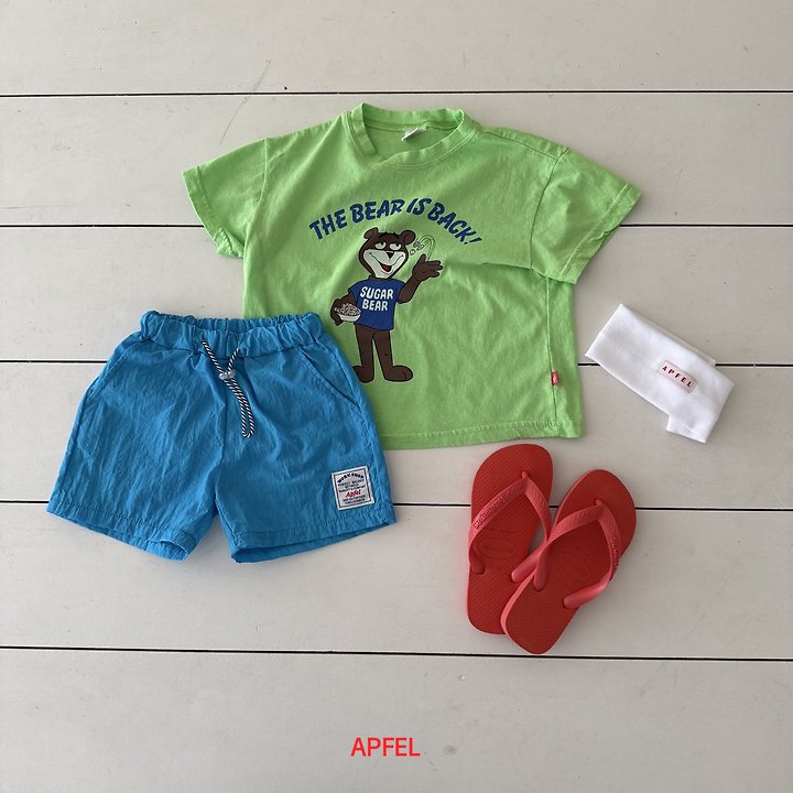 Apfel - Korean Children Fashion - #kidsshorts - Sweet Bear Tee - 10