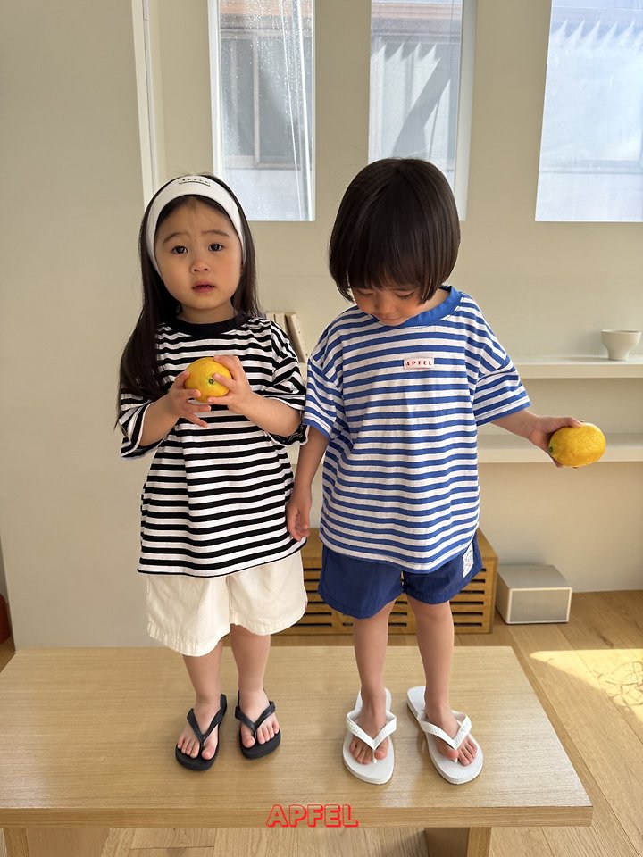 Apfel - Korean Children Fashion - #kidsshorts - Marine Tee - 8