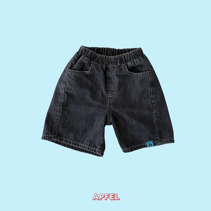 Apfel - Korean Children Fashion - #kidsstore - Soft Denim Shorts - 3