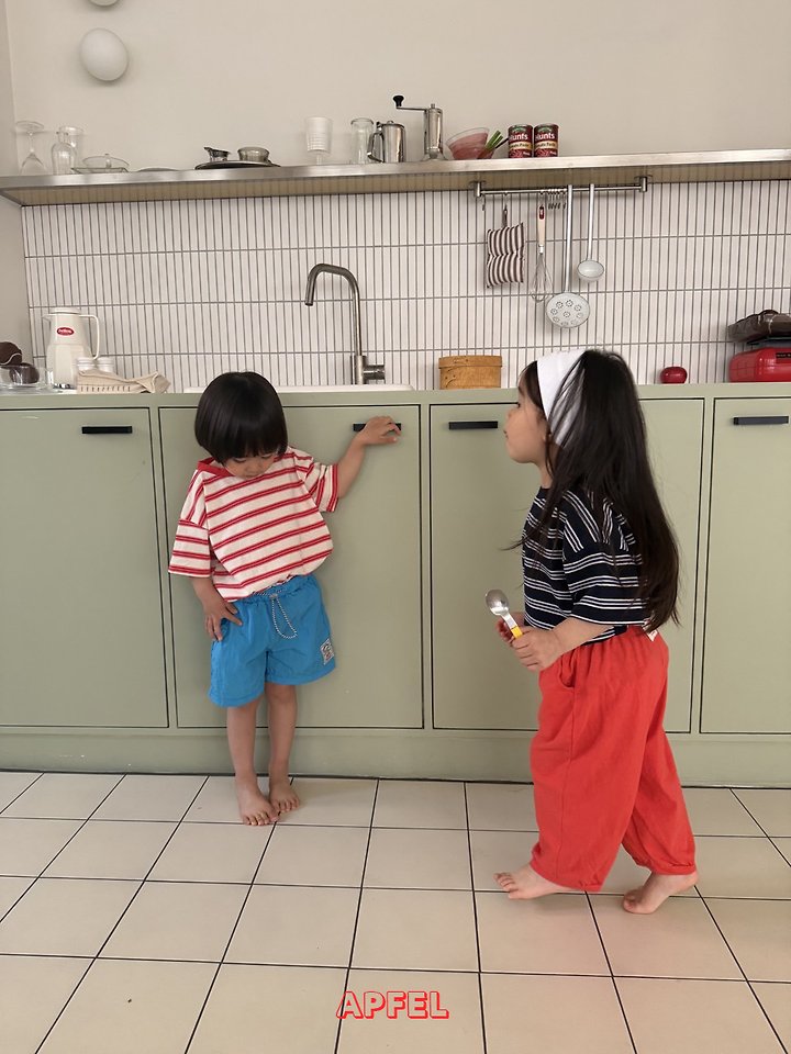 Apfel - Korean Children Fashion - #littlefashionista - Pop Striped Tee - 8