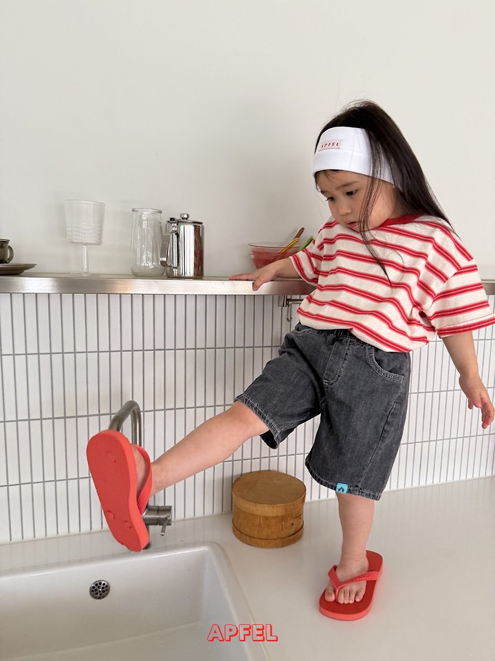 Apfel - Korean Children Fashion - #minifashionista - Pop Striped Tee - 10
