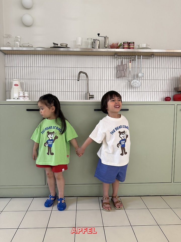 Apfel - Korean Children Fashion - #prettylittlegirls - Sweet Bear Tee - 3