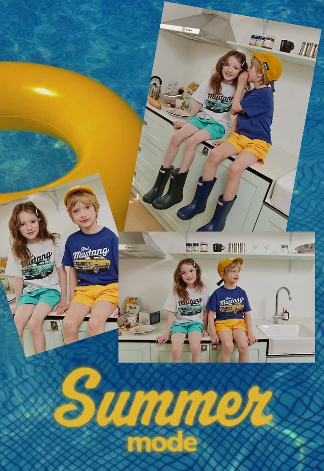 Apple Smile - Korean Children Fashion - #childofig - Mustang Tee - 8