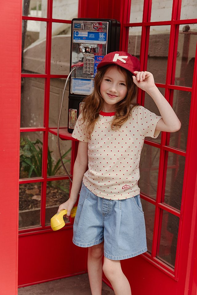 Apple Smile - Korean Children Fashion - #childofig - Little Dot Tee - 6