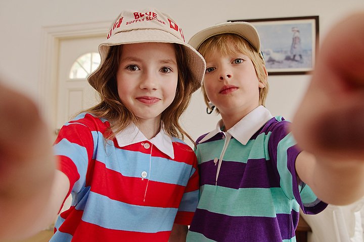 Apple Smile - Korean Children Fashion - #childrensboutique - Vivid Collar Tee - 6