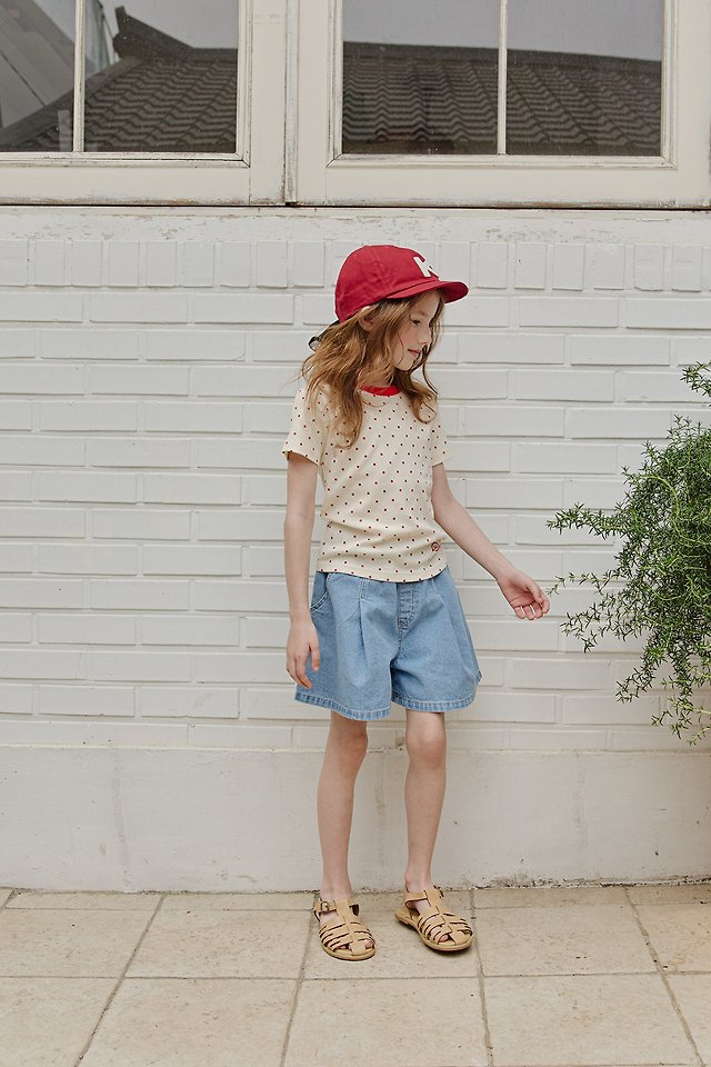 Apple Smile - Korean Children Fashion - #childrensboutique - Little Dot Tee - 7