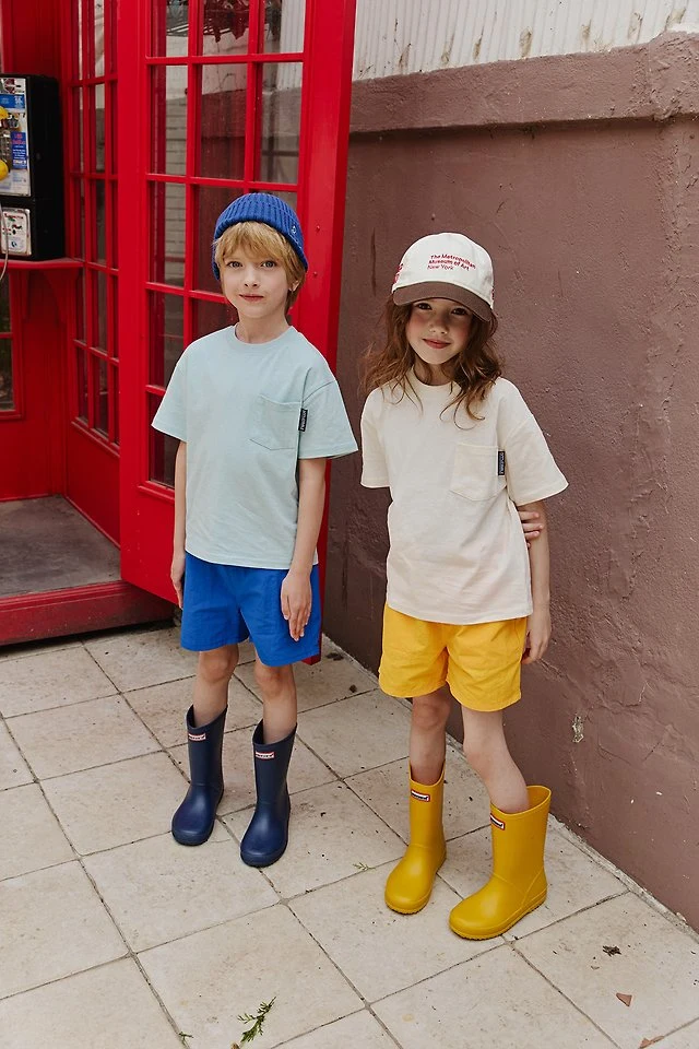 Apple Smile - Korean Children Fashion - #childofig - Color Pants Tee - 4