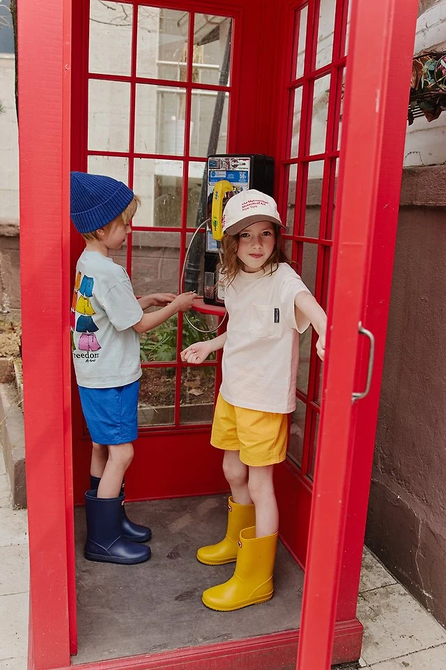 Apple Smile - Korean Children Fashion - #designkidswear - Color Pants Tee - 5