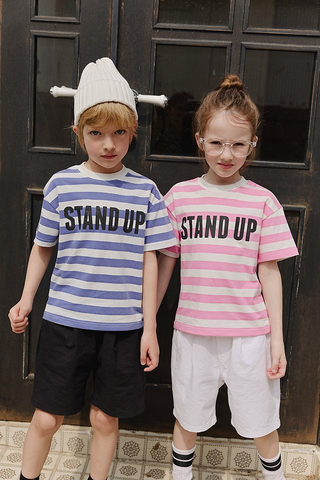 Apple Smile - Korean Children Fashion - #discoveringself - Stand-Up Tee - 2