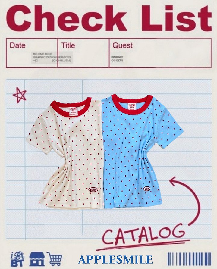 Apple Smile - Korean Children Fashion - #discoveringself - Little Dot Tee - 9