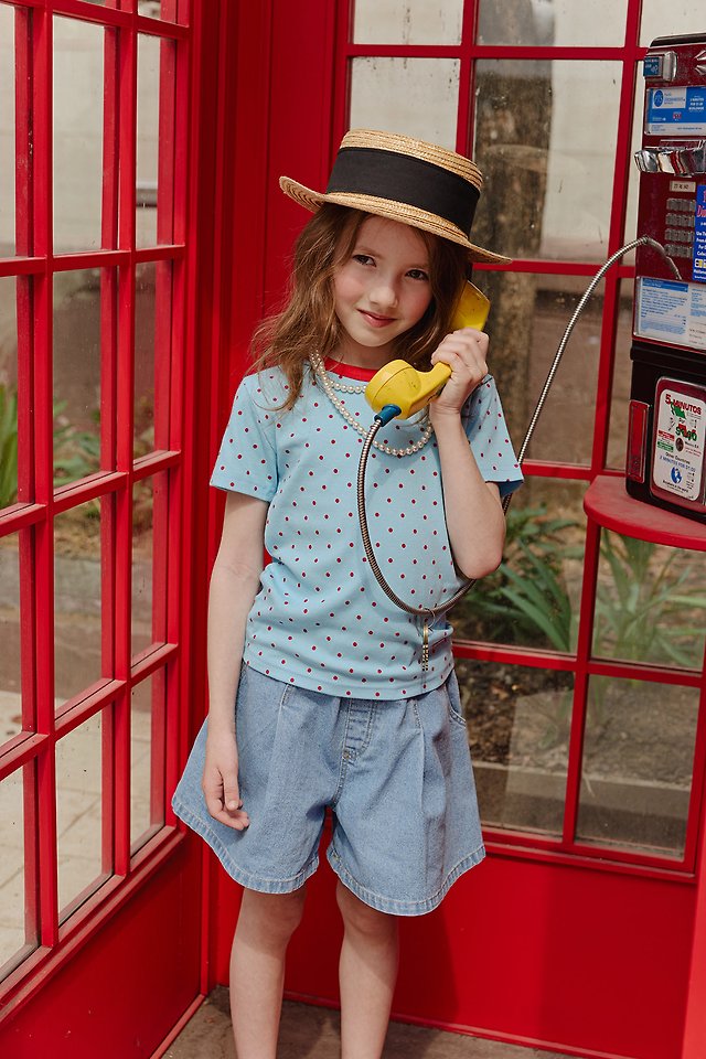 Apple Smile - Korean Children Fashion - #fashionkids - Little Dot Tee - 10