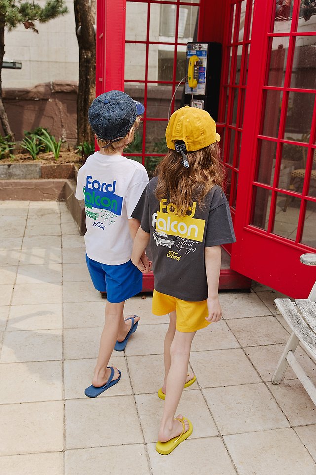 Apple Smile - Korean Children Fashion - #kidsshorts - Ford Tee - 5
