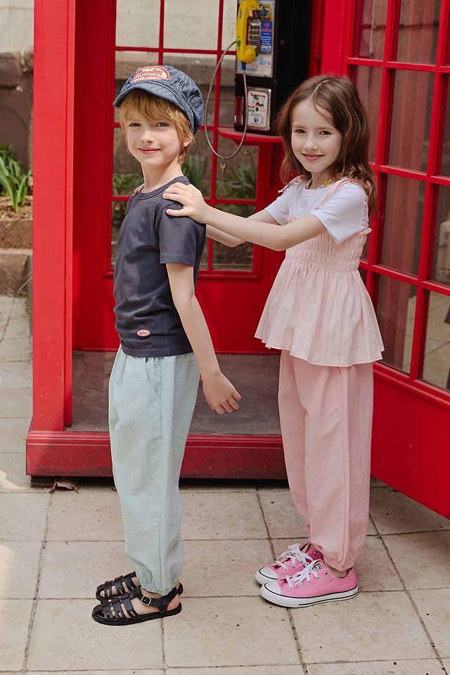 Apple Smile - Korean Children Fashion - #kidsshorts - Soft Jogger Pants - 3
