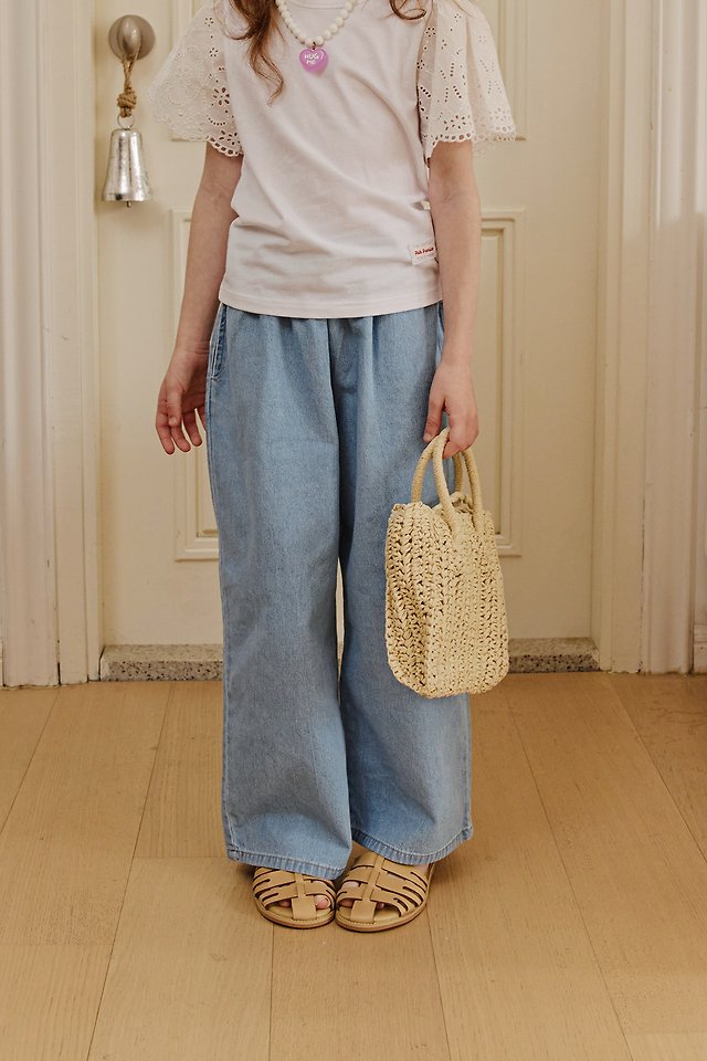 Apple Smile - Korean Children Fashion - #kidsshorts - 16 Denim Pants - 2