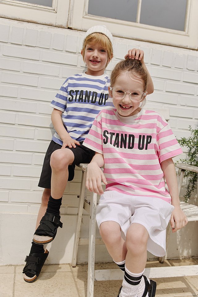 Apple Smile - Korean Children Fashion - #kidsstore - Stand-Up Tee - 5