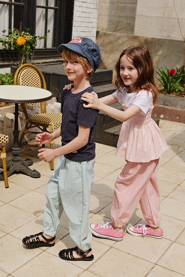 Apple Smile - Korean Children Fashion - #kidsshorts - Soft Jogger Pants - 4