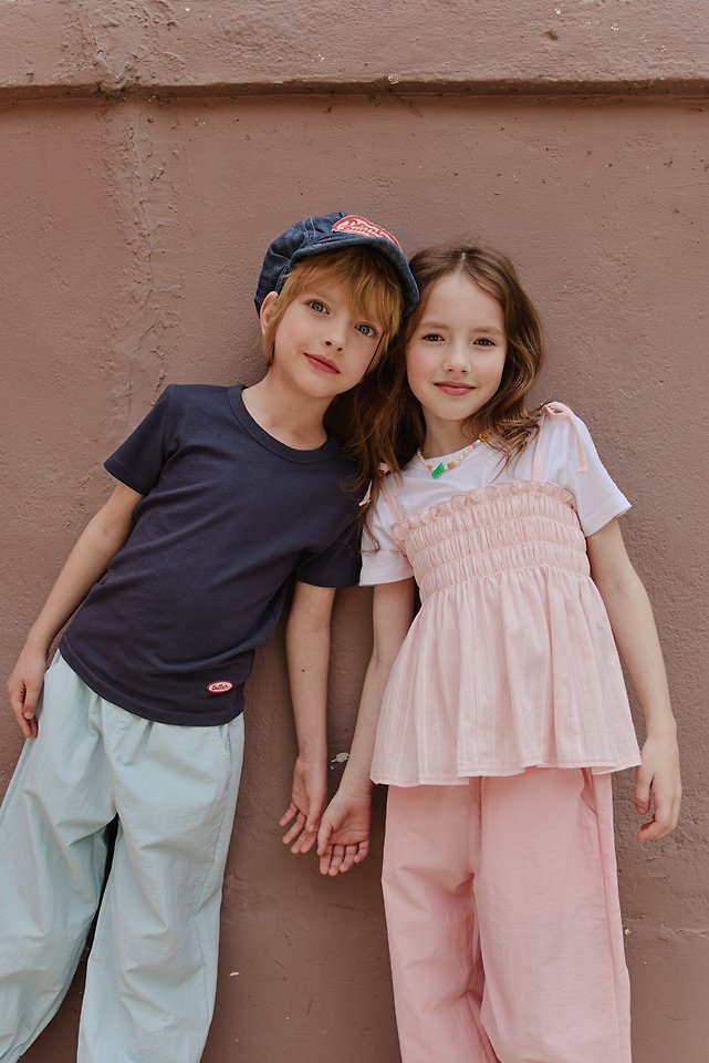 Apple Smile - Korean Children Fashion - #kidsstore - Pastel Tee - 4