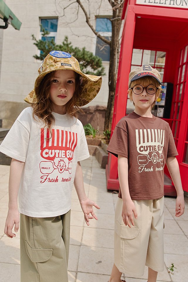Apple Smile - Korean Children Fashion - #kidzfashiontrend - Cutie Boy Tee