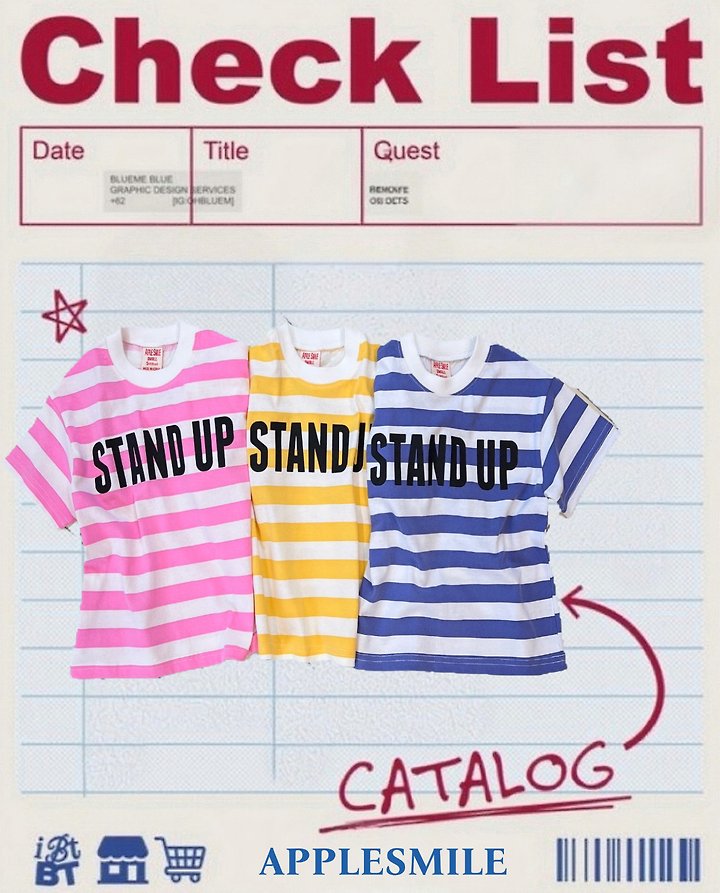 Apple Smile - Korean Children Fashion - #littlefashionista - Stand-Up Tee - 8