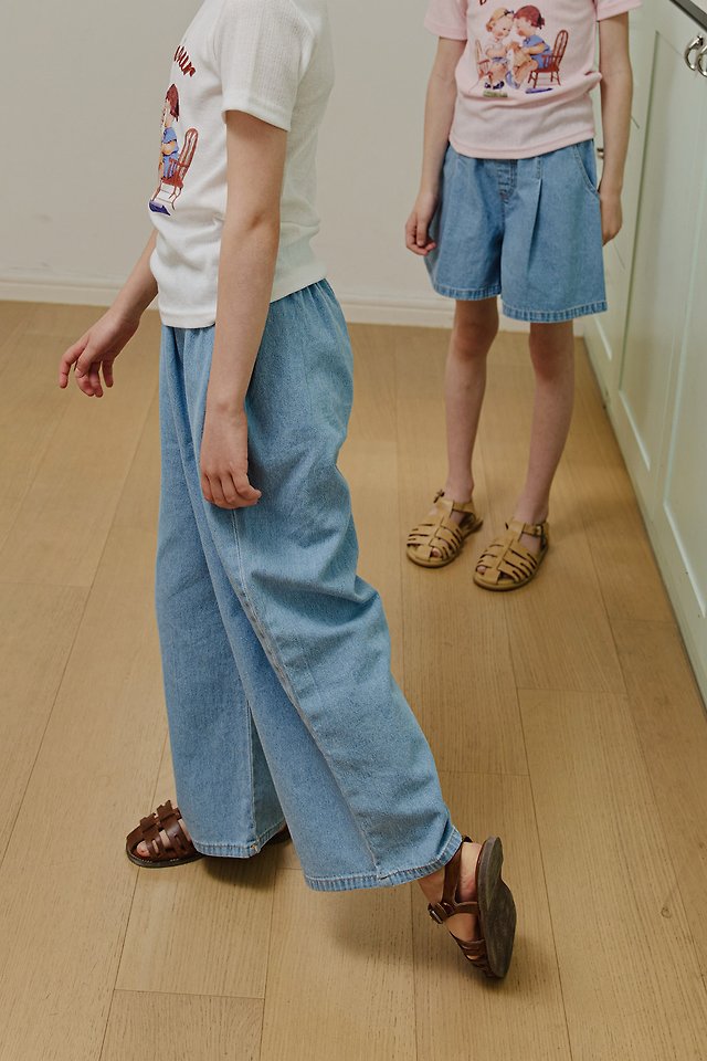Apple Smile - Korean Children Fashion - #littlefashionista - 16 Denim Pants - 6