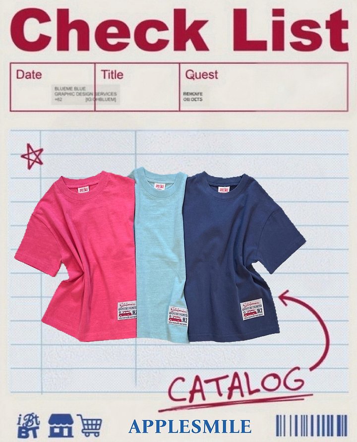 Apple Smile - Korean Children Fashion - #magicofchildhood - Pigment Tee - 8