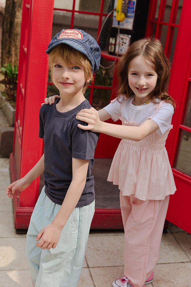 Apple Smile - Korean Children Fashion - #magicofchildhood - Pastel Tee - 7