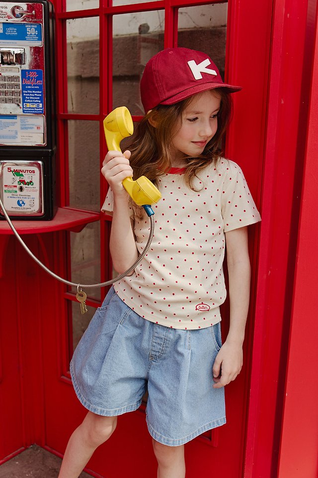 Apple Smile - Korean Children Fashion - #magicofchildhood - Little Dot Tee - 2