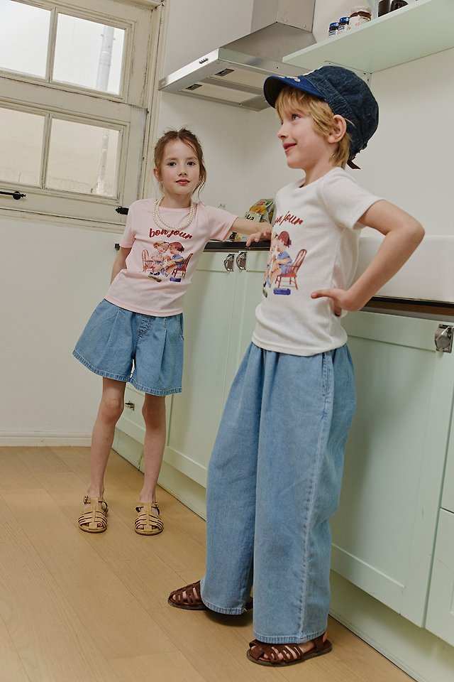 Apple Smile - Korean Children Fashion - #magicofchildhood - 16 Denim Pants - 7