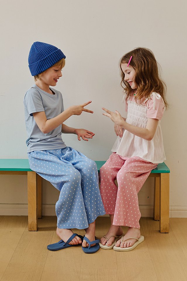 Apple Smile - Korean Children Fashion - #magicofchildhood - Pleats Pants - 6