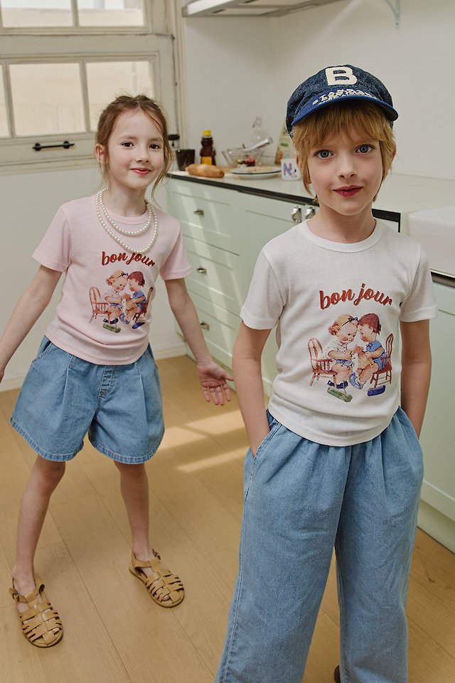 Apple Smile - Korean Children Fashion - #minifashionista - 16 Denim Pants - 8