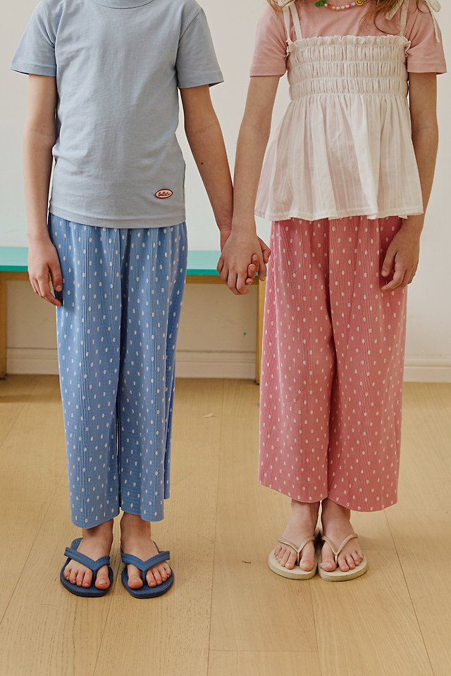 Apple Smile - Korean Children Fashion - #minifashionista - Pleats Pants - 7