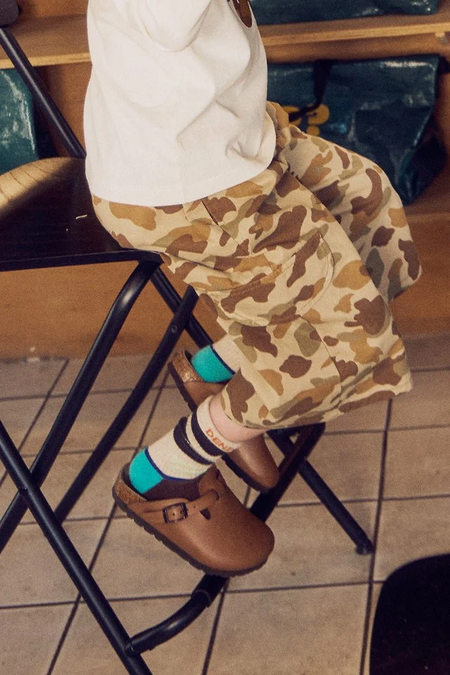Apple Smile - Korean Children Fashion - #minifashionista - Camo Wide Pants - 3