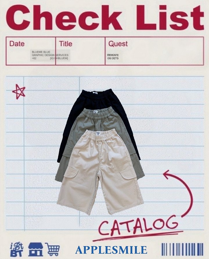 Apple Smile - Korean Children Fashion - #stylishchildhood - 752 Wide Pants - 8