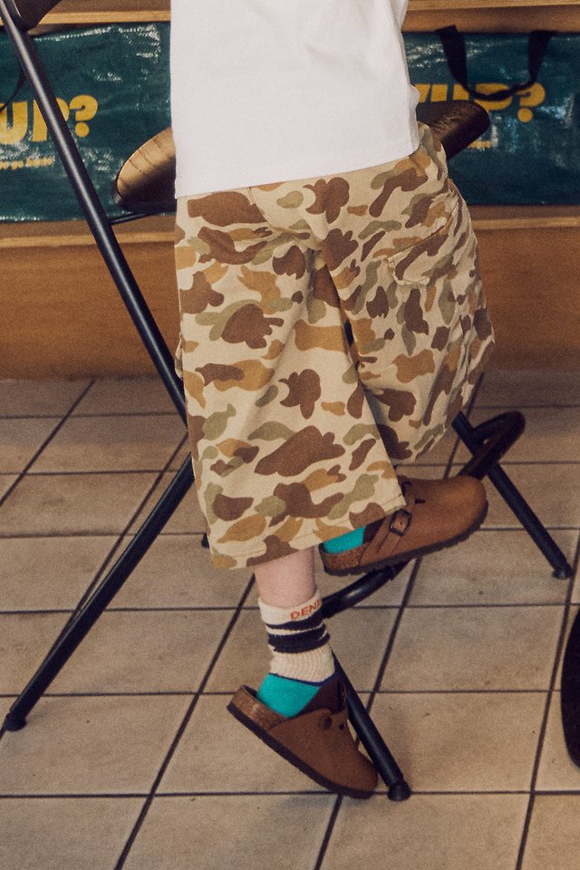 Apple Smile - Korean Children Fashion - #todddlerfashion - Camo Wide Pants - 5