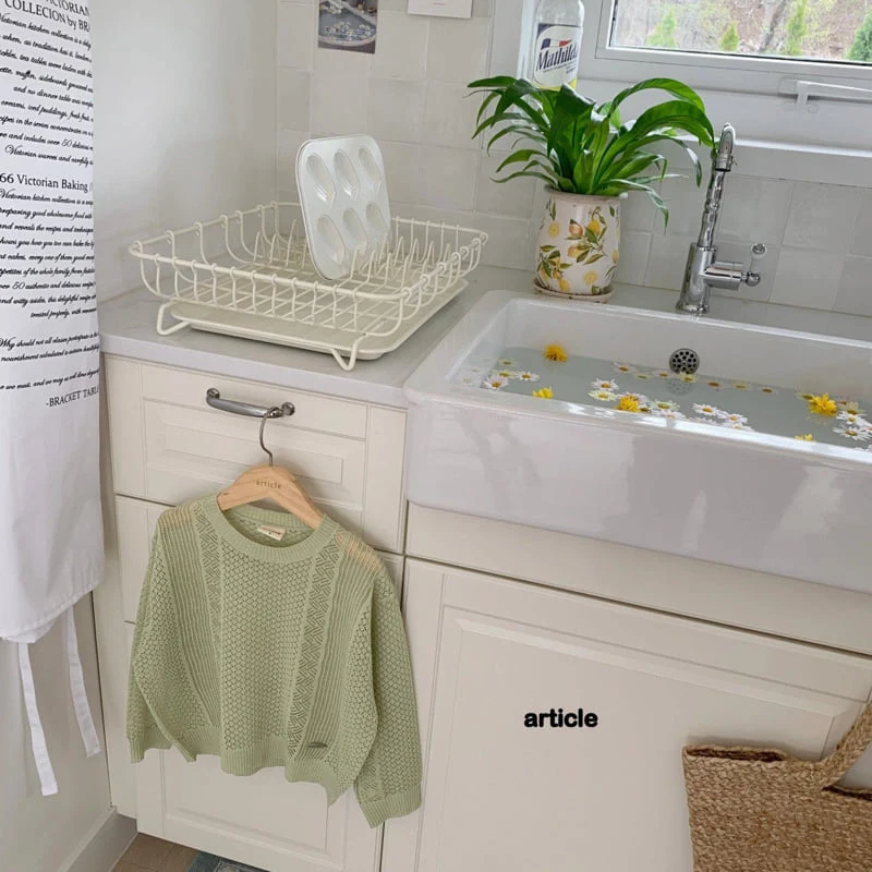 Article - Korean Children Fashion - #Kfashion4kids - Eyelet Knit - 3