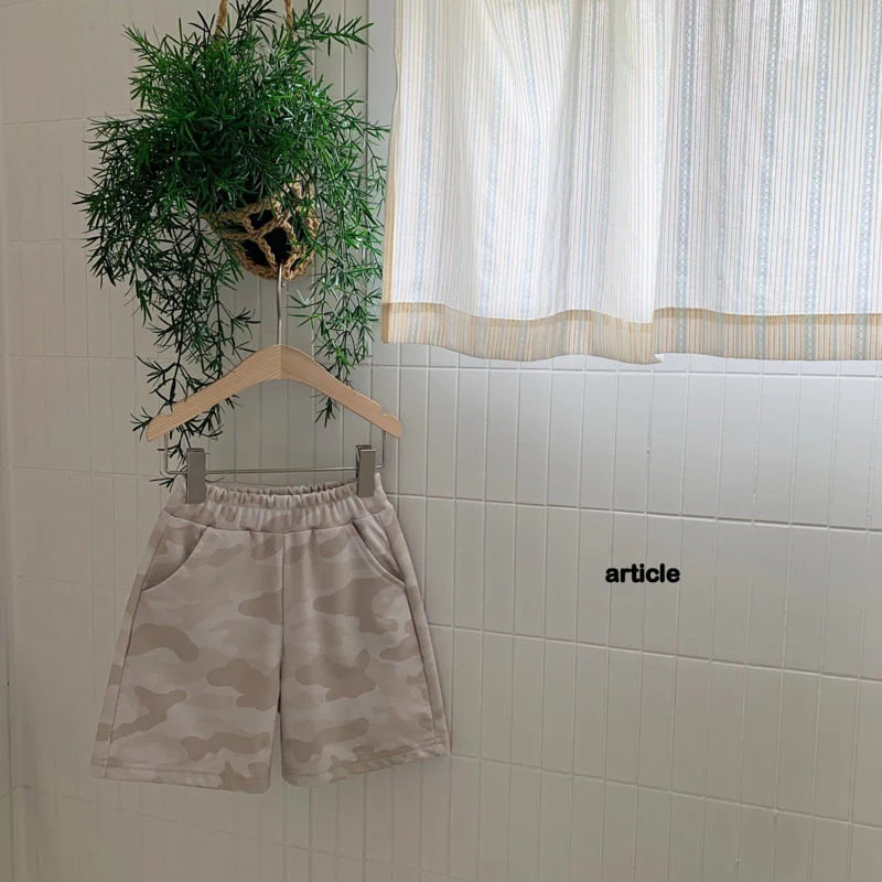 Article - Korean Children Fashion - #Kfashion4kids - Smoke Camo Shorts - 2