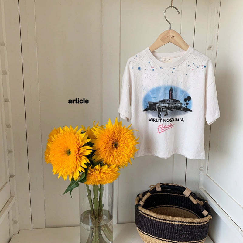 Article - Korean Children Fashion - #kidzfashiontrend - Florida Vintage Tee - 4