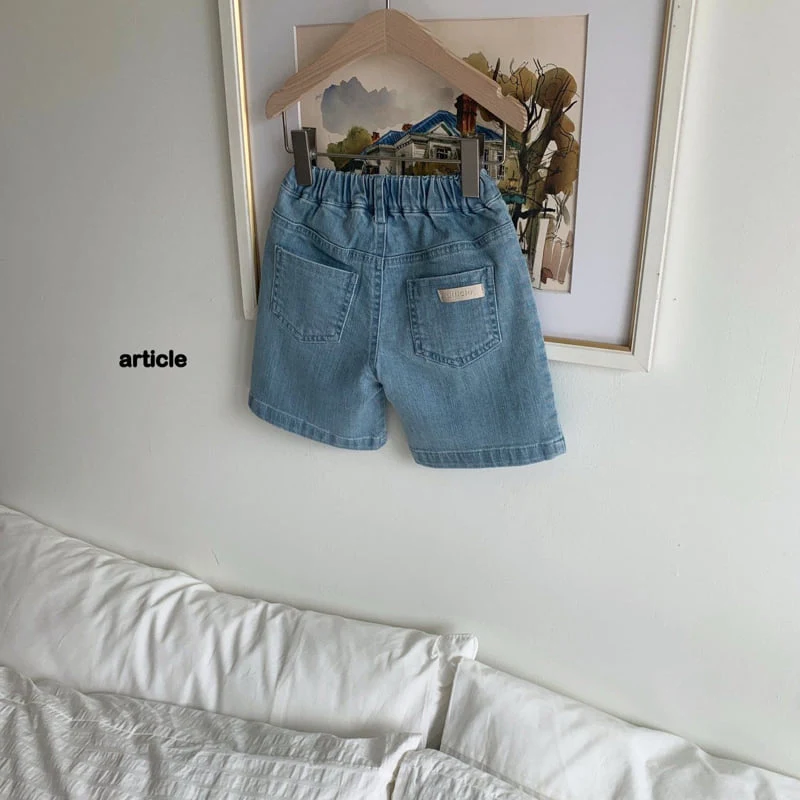 Article - Korean Children Fashion - #childofig - Flirting Denim Shorts - 2