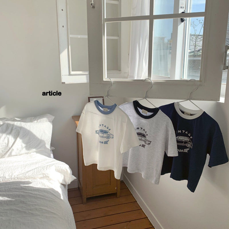 Article - Korean Children Fashion - #childofig - Vintage Car Tee
