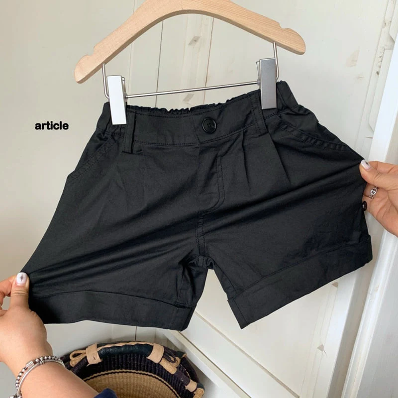 Article - Korean Children Fashion - #childofig - Bijou Roll-Up Shorts - 10