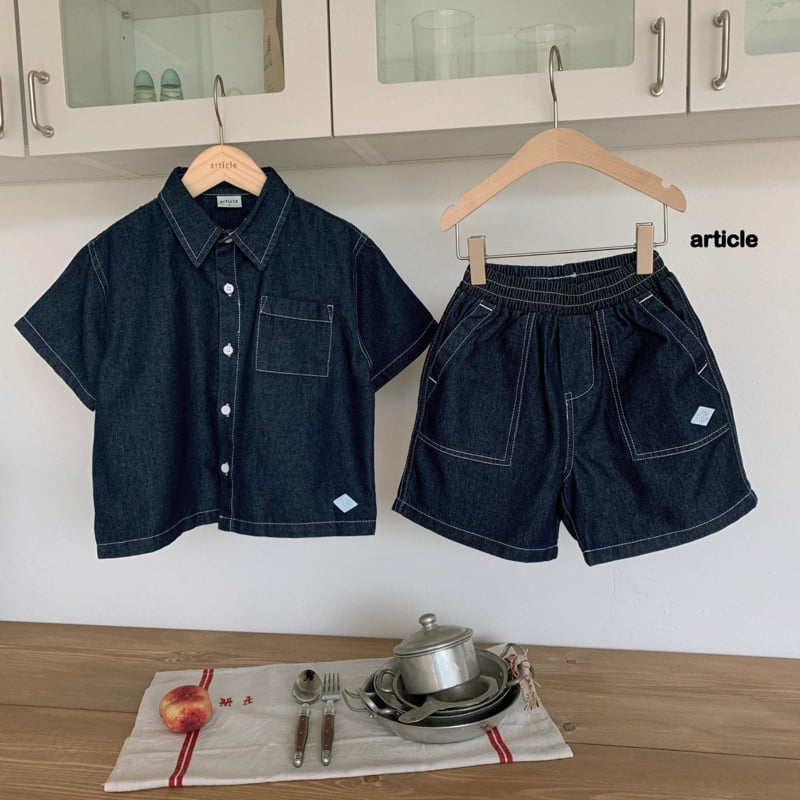 Article - Korean Children Fashion - #childofig - Sand Shirt Set - 6