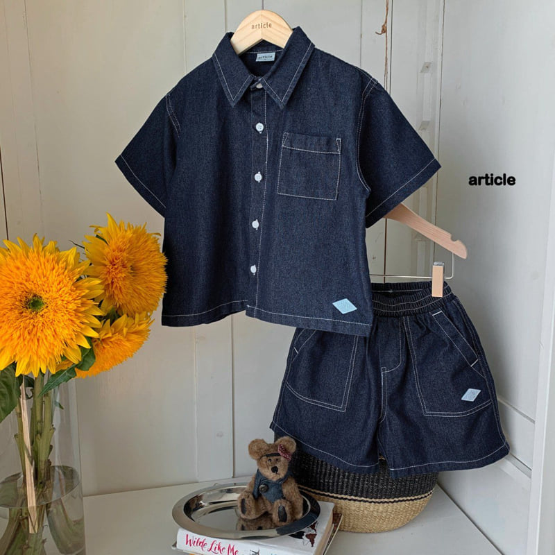 Article - Korean Children Fashion - #childofig - Sand Shirt Set - 7