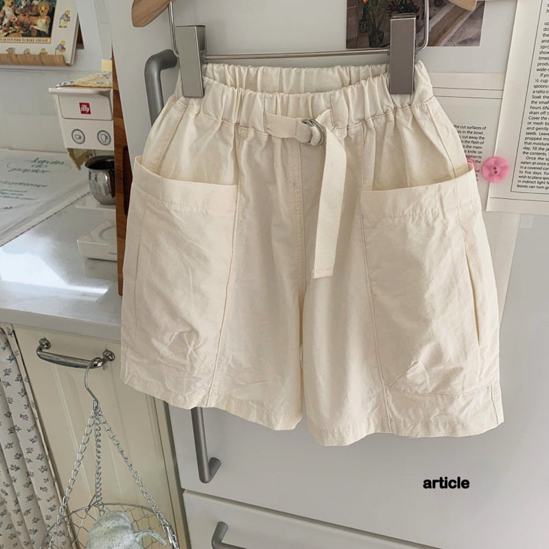 Article - Korean Children Fashion - #childofig - Kale D-Ring Shorts - 2