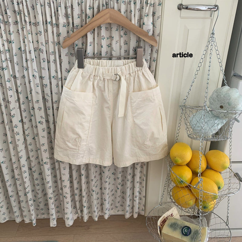 Article - Korean Children Fashion - #childofig - Kale D-Ring Shorts - 3